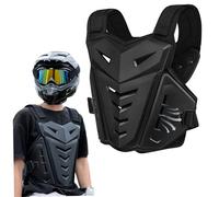 Motorcycle Armor Shock Absorbant Armure de Gitre Réglable Chef de Poitrine Brestable Protecteur Dirt Bike Gear for Men Mountain Bike Racing Off-Road, Vest,