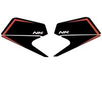 Motorcycle Autocollant Côté Carburant Réservoir De Réservoir De Carburant pour CFMOTO 450NK Protector Decal Gas Gene Grip Tank Tax ProtéGe-RéServoirs(Couleur 14)