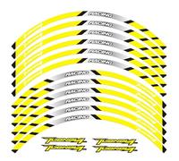 Motorcycle Autocollant Roues Arrière Avant Autocollants Étanches Stripes De Jante pour Aprilia Tuono V4 1100 RR