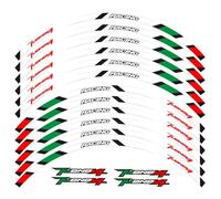 Motorcycle Autocollant Roues Arrière Avant Autocollants Étanches Stripes De Jante pour Aprilia Tuono V4 1100 RR