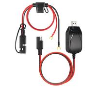 Motorcycle Battery Charger, 12v Intelligent Portable Maintainer with USB Output, Smart Automatic Charging System with Safety Protection Design, Power Maintenance Device, Multi Vehicle Use for Car