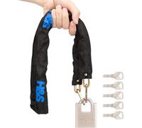 Motorcycle & Bike Anti-Theft Heavy Duty Chain & Padlock-Anti-Theft 6 Mm X 1.2 M Security Chain And Padlock With 5 Keys-Unbreakable Chains For Motorcycles And Scooters-High Security