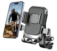 Motorcycle Bike Cell Phone Holder with Shock Absorber and Safety Lock, Suitable for All Mobile Phones