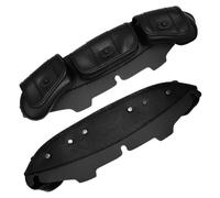Motorcycle Black 3 Pocket Wicshield Batwing Fairing Pouch Sac Compatible avec la Rue Electra Street 1996-2013 2011 2011