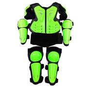 Motorcycle Body Armure de Motocross Corps Gilet Armure avec pavé de Genou et Pad au coude Armure de Moto Ensemble d'équipement de Protection des Accessoires de sécurité de Course Pendant 5-13 Ans GR