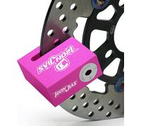 Motorcycle Brake Disc Lock Waterproof Anti-Theft Motorcycle Anti-Theft Alarm 7mm Alloy With Reminder Cable Red Pink