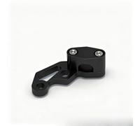 Motorcycle Brake Line Clamp Aluminum Alloy Fixing Clip(Black)