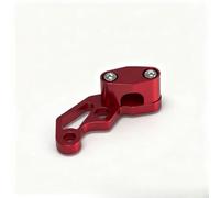 Motorcycle Brake Line Clamp Aluminum Alloy Fixing Clip(Red)