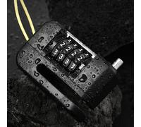 Motorcycle Brake Lock - Heavy Duty 4-Digit Combination Wheel Lock, Waterproof Cycling Security Device | Motorbike And Bicycle Disc Brake For Outdoor Riding Practical Safety Essential