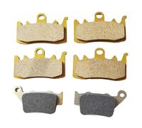 Motorcycle Brake Pads Disc Compatible avec Street Triple R, RA1250 Pan American, BRONX Street Fighter Modèles 2017-2023(Front 2 Rear 1 pair)