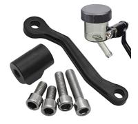Motorcycle Brake Reservoir Bracket, 10x2cm Vibration Dampening - Deformation-Resistant Construction Motorcycle Clutch Reservoir Bracket | For Daily Commutes City Urban Mountain Track Riding