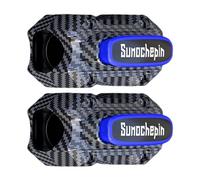 Motorcycle Bumper Blocks - 2pcs Motorbike Engine Bumper Blocks | Fits 0.78-1.02in Pipe Diameter Frame Guard Anti-Collision Anti-Fall for Frame Cage