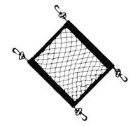 Motorcycle Bungee Net - Cargo Net for Motorcycle | High Elastic Polyester Bungee Nets with 4 Hooks | Secure Motorcycles Nets | 360 Degree Rotatable Cargo Storage Supplies for Motorcycles, Bikes