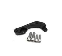 Motorcycle Caliper Adapter Code Brake Caliper Rotor Adapter Brackets for Xmax300 Xmax 300(black)