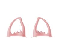 Motorcycle Cat Ears - Cute Kitten Helmet Decoration Pair, Adhesive Peel Stick Headgear Attachment, Playful Riding Costume | Fun Animal Ear Helmet Add on for Women Men Kids Scooters Bikes