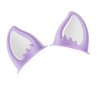 Motorcycle Cat Ears - Cute Kitten Helmet Decoration Pair, Adhesive Peel Stick Headgear Attachment, Playful Riding Costume | Fun Animal Ear Helmet Add on for Women Men Kids Scooters Bikes