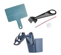 Motorcycle Chain Cleaner, Bike Cleaning Kit, 4-Piece Set with Lube Applicator Easy Maintenance, Oiling Diverter Precision, Chainsaw Accessory for Daily Use, 12.6x7.09x4.33 Inches