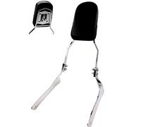 Motorcycle Chrome Flame Fire Backrest Sissy Bar Pad for 2005-2009 for Suzuki Boulevard C90/ 1998-2004 for Suzuki VL1500 Intruder