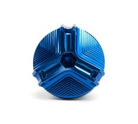 Motorcycle CNC Engine Oil Filter Cover Oil Filler Plug Cap Compatible With GSXS 750 1000 GSX-S 750 1000 F GSX S 125 150 GSX-S 1000GT(Blue-NOLOGO)
