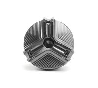 Motorcycle CNC Engine Oil Filter Cover Oil Filler Plug Cap Compatible With GSXS 750 1000 GSX-S 750 1000 F GSX S 125 150 GSX-S 1000GT(Grey-NOLOGO)