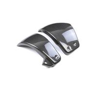 Motorcycle Court Garde Boue Avant pour Low Rider S St 2022 2023 2024 2025 Couvercle De Réservoir De Carburant Panneau Latéral Carénage Accessoires De Moto en Fibre De Carbone Sèche(Side Panel Cover)