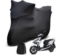 Motorcycle Cover Fits Honda Scooter Forza 125 350, Soft Stretch Sateen Cover Breathable Dust Protector Indoor Garage