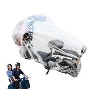 Motorcycle Cover Waterproof Outdoor - Scooter Shelter Protection, All Season Heat Resistant Wind Protection Tear Proof Clear Motrycles Cover for All Season, Motorcycle Storage Covers for Bike, ATV,