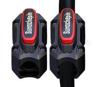 Motorcycle Crash Bar Protectors - 2Pcs Engine Anti-Scratch Crash Bar Block For Frame Protection | Fits 0.78-1.02in Pipe Diameter Bumper Protector | Anti-Fall Antis-Collision Resistant Guard For