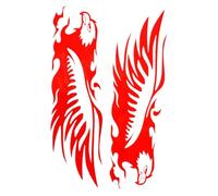 Motorcycle Decals - Eagle Design Motorcycle Tank Decals,Waterproof Vintage Self-Adhesive Patch Tape Reflective for Bike Dirt Helmet Vehicles Truck Laptop