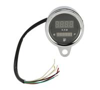 Motorcycle Digital Tachometer Gauge and Fuel Level Meter Integrated Display for Off Road Motorcycles, Scooters, and Modified Bikes, Stable Performance RPM Gauge with Sturdy