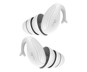 Motorcycle Earplugs, Silicone Sleeping Earbuds, 0.59x0.39x0.2in, Flexible Hearing Protection, Reusable and Comfortable Fit, Ideal for Racing, Touring, Travel, Concerts, Black/White