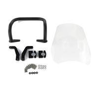 Motorcycle Écran de Pare-Brise Compatible avec CRF250L CRF300L Rail 125 Monkey125 KLX250 KLX230 D-Trackerx Modèles Universal Ajustement
