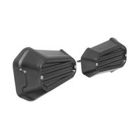 Motorcycle en Satin Noir Compatible avec Sportster Iron XL883N XL1200 Quarante-Huit Soixante-Deux modèles Roadster Dillinger Style Guard(A)