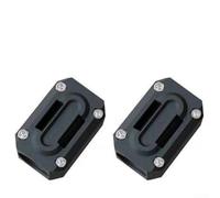 Motorcycle Engine Crash Block Nylon Black Red Pair(black)