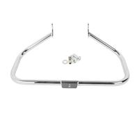 Motorcycle Engine Protection Guard Crash Compatible avec Le Patrimoine Fat Boy Flst Flstc Flsts Modèles 2000 à 2017 1 1 4 Pouces de diamètre Disponible en 3 Couleurs(Chrome)