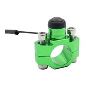 Motorcycle Engine Stop Start Switch Switch Bouton à Bouton-Poussoir instantanée Fit Universel Compatible avec Les modèles CRF250 CRF450(Green)