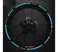 Motorcycle Épais Des Autocollants Extérieurs Sticker Stripe Wheel Decals Pour Suzuki GSXR600 GSXR 600 R 600R GSX-R R600 Fond jante réfléchissant(Color3)