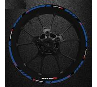 Motorcycle Épais Des Autocollants Extérieurs Sticker Stripe Wheel Decals Pour Suzuki GSXR600 GSXR 600 R 600R GSX-R R600 Fond jante réfléchissant(Color16)