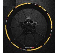 Motorcycle Épais Des Autocollants Extérieurs Sticker Stripe Wheel Decals Pour Suzuki GSXR600 GSXR 600 R 600R GSX-R R600 Fond jante réfléchissant(Color4)