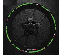 Motorcycle Épais Des Autocollants Extérieurs Sticker Stripe Wheel Decals Pour Suzuki GSXR600 GSXR 600 R 600R GSX-R R600 Fond jante réfléchissant(Color18)