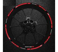Motorcycle Épais Des Autocollants Extérieurs Sticker Stripe Wheel Decals Pour Suzuki GSXR600 GSXR 600 R 600R GSX-R R600 Fond jante réfléchissant(Color15)