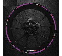 Motorcycle Épais Des Autocollants Extérieurs Sticker Stripe Wheel Decals Pour Suzuki GSXR600 GSXR 600 R 600R GSX-R R600 Fond jante réfléchissant(Color14)