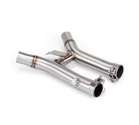 Motorcycle Exhaust Escape Left Right Side Link Pipe Connect 51mm for Suzuki for Hayabusa for GSX1300R for GSXR1300 2008-2020