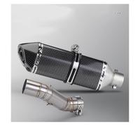Motorcycle Exhaust for Honda for CB400/CBR400/CB500F /CB500X,Pratique | 2016 - 2022 Motorcycle Mid Link Pipe For CBR500 /CBR500R51mm Muffler