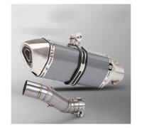 Motorcycle Exhaust for Honda for CB400/CBR400/CB500F /CB500X,Pratique | 2016 - 2022 Motorcycle Mid Link Pipe For CBR500 /CBR500R51mm Muffler