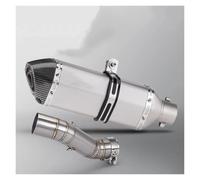 Motorcycle Exhaust for Honda for CB400/CBR400/CB500F /CB500X,Pratique | 2016 - 2022 Motorcycle Mid Link Pipe For CBR500 /CBR500R51mm Muffler