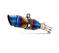 Motorcycle Exhaust Muffler Système Silencieux intermédiaire Slip-on 51 mm avec DB Killer en Acier Inoxydable, Compatible avec Ninja 650 F/R EX650F ER-6N ER-6F 2012-2016(F)
