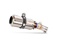 Motorcycle Exhaust Muffler Système Silencieux intermédiaire Slip-on 51 mm avec DB Killer en Acier Inoxydable, Compatible avec Ninja 650 F/R EX650F ER-6N ER-6F 2012-2016(G)