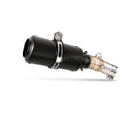 Motorcycle Exhaust Muffler Système Silencieux intermédiaire Slip-on 51 mm avec DB Killer en Acier Inoxydable, Compatible avec Ninja 650 F/R EX650F ER-6N ER-6F 2012-2016(C)