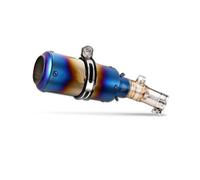 Motorcycle Exhaust Muffler Système Silencieux intermédiaire Slip-on 51 mm avec DB Killer en Acier Inoxydable, Compatible avec Ninja 650 F/R EX650F ER-6N ER-6F 2012-2016(E)